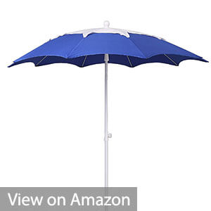 AMMSUN 2017 7ft Beach Patio Heavy Duty Umbrella
