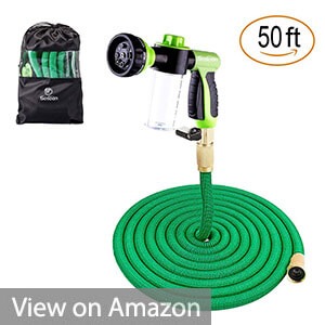 Sosoon 50ft Expanding Extra Stretch Garden Hose