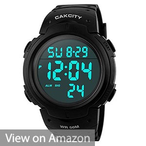 CakCity Men's Digital Sports Watch