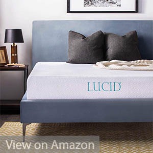 LUCID Memory Foam Firm Viscoelastic Mattress