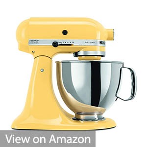 KitchenAid KSM150PSMY 5 Qt. Artisan Series with Pouring Shield – Majestic Yellow