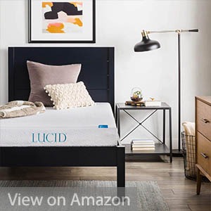 LUCID 6 Inch Memory Foam Mattress