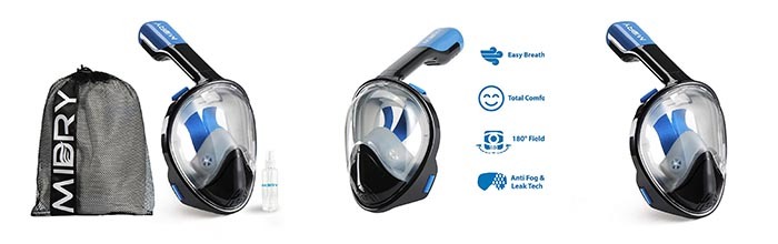 Details of Midry Pro Snorkeling Mask