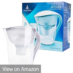 AquaBliss 10-Cup Water Filter Pitcher