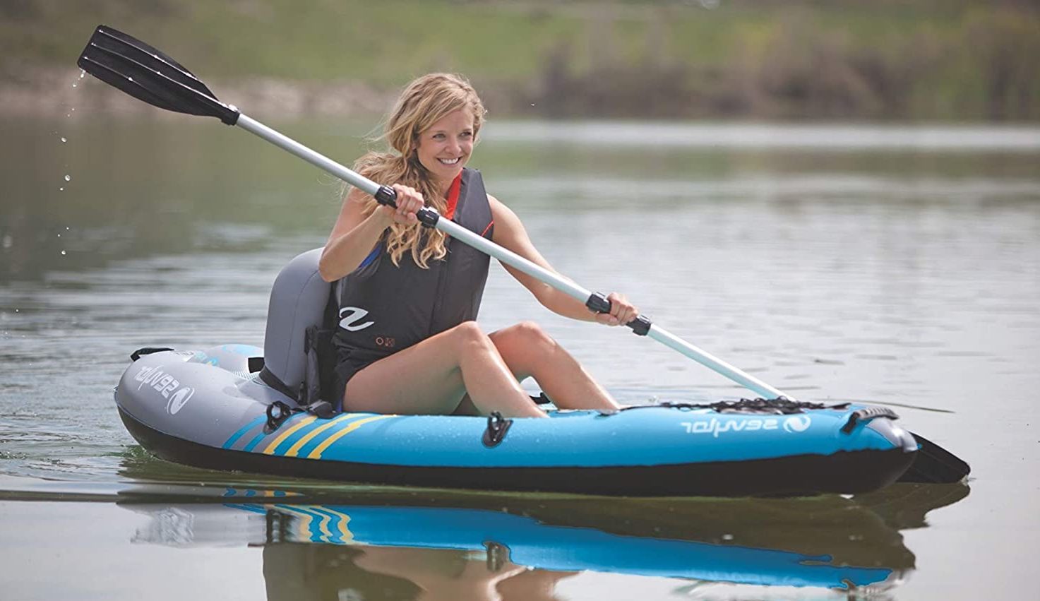 Sevylor QuickPak Covered Sit-On-Top Inflatable Kayaks