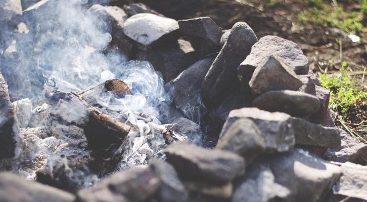 Use Burned-out Campfire Place