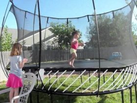 springless trampoline