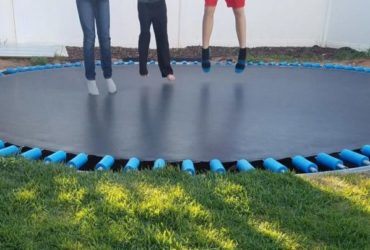set up a trampoline