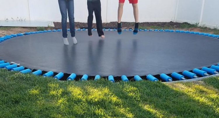 set up a trampoline