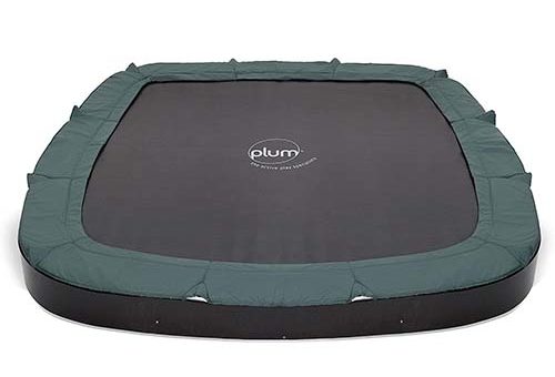 Plum In-Ground Square Trampoline