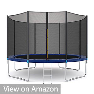 Giantex Trampoline with Safety Enclosure Net