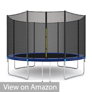Giantex Trampoline with Safety Enclosure Net