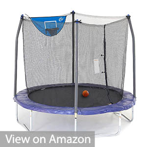 Skywalker Trampolines 8-Foot Jump N’ Dunk Trampoline