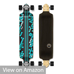Yocaher Professional Speed Drop Down Stained Longboard