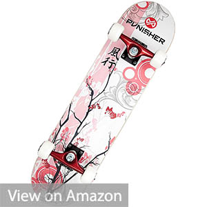 Punisher Cherry Blossom Skateboard