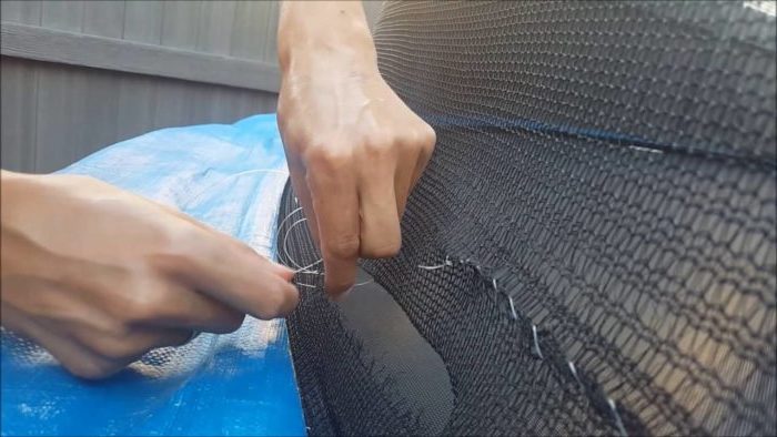 Trampoline Net Repair